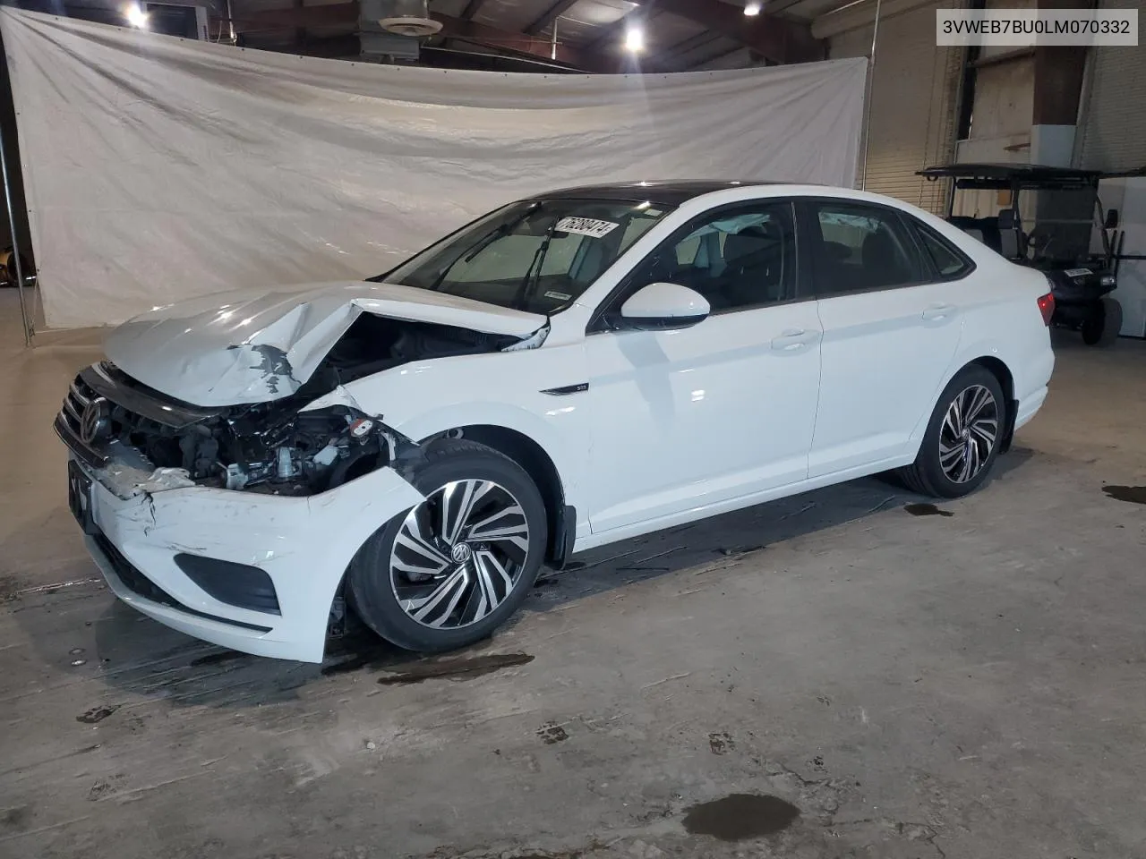 2020 Volkswagen Jetta Sel VIN: 3VWEB7BU0LM070332 Lot: 76280474