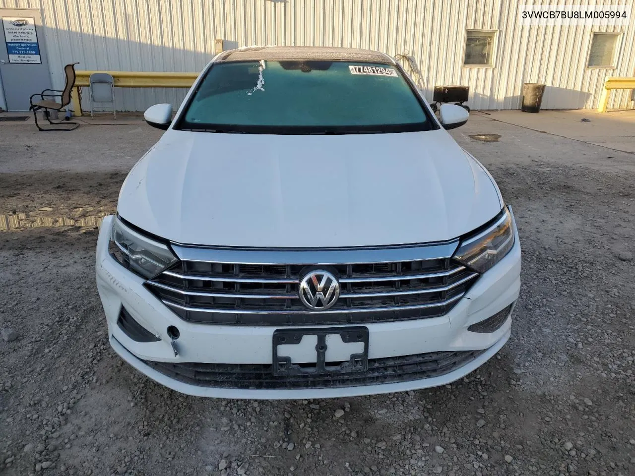 2020 Volkswagen Jetta S VIN: 3VWCB7BU8LM005994 Lot: 77481294