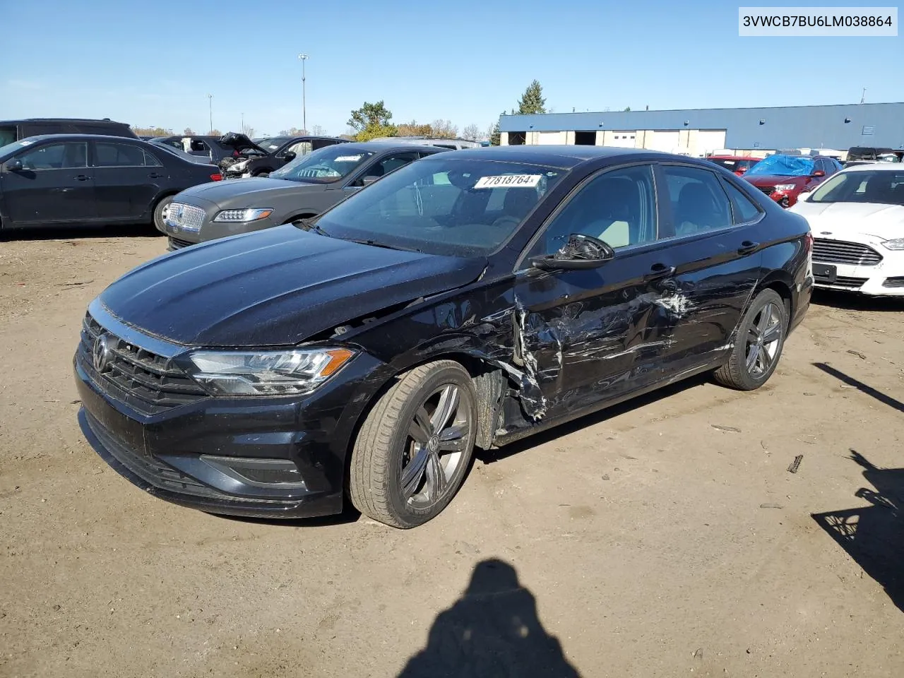 2020 Volkswagen Jetta S VIN: 3VWCB7BU6LM038864 Lot: 77818764