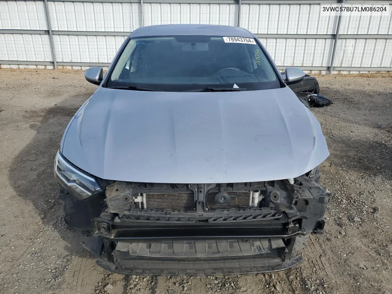 2020 Volkswagen Jetta S VIN: 3VWC57BU7LM086204 Lot: 78943764