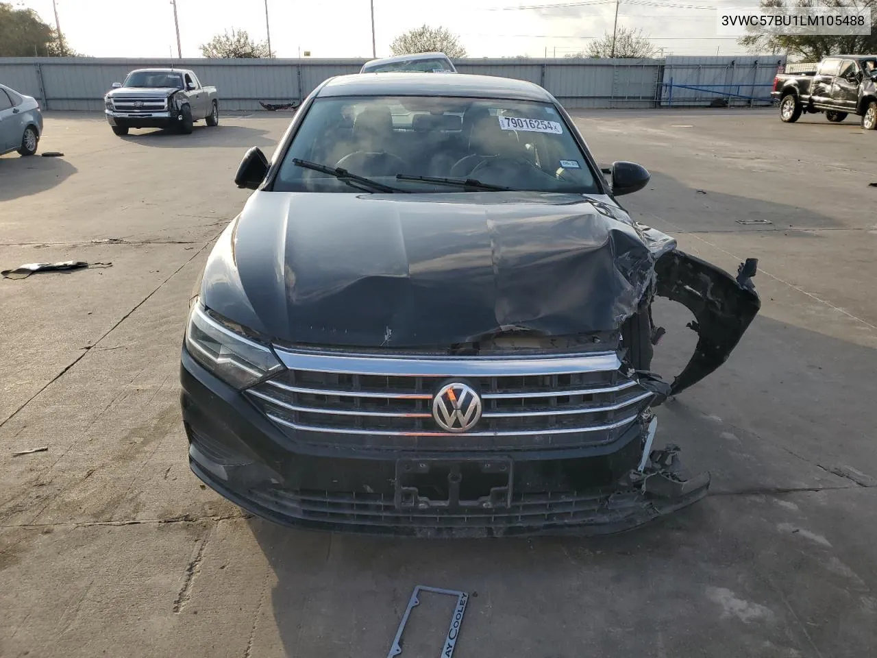 2020 Volkswagen Jetta S VIN: 3VWC57BU1LM105488 Lot: 79016254