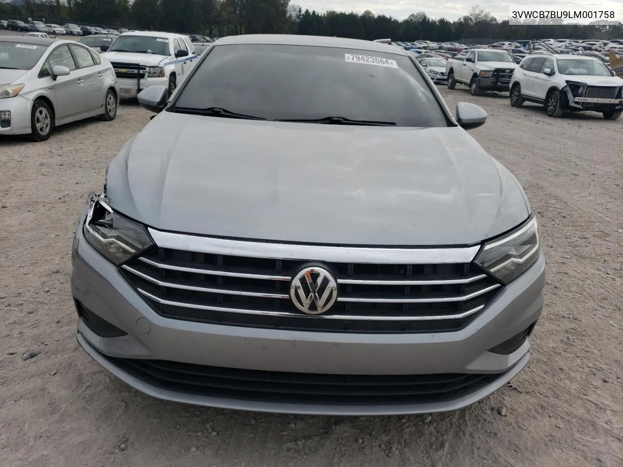 2020 Volkswagen Jetta S VIN: 3VWCB7BU9LM001758 Lot: 79423664