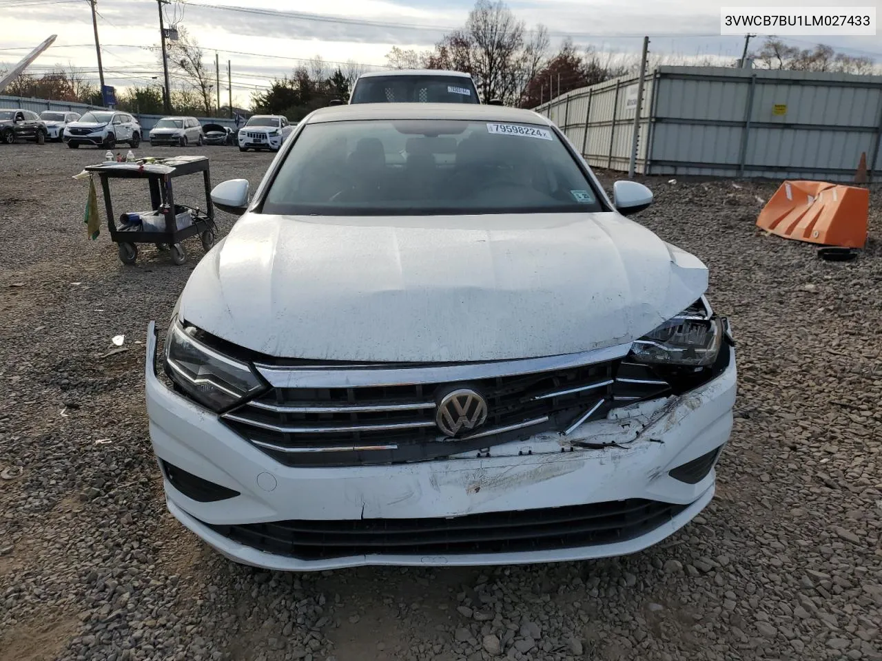 2020 Volkswagen Jetta S VIN: 3VWCB7BU1LM027433 Lot: 79598224