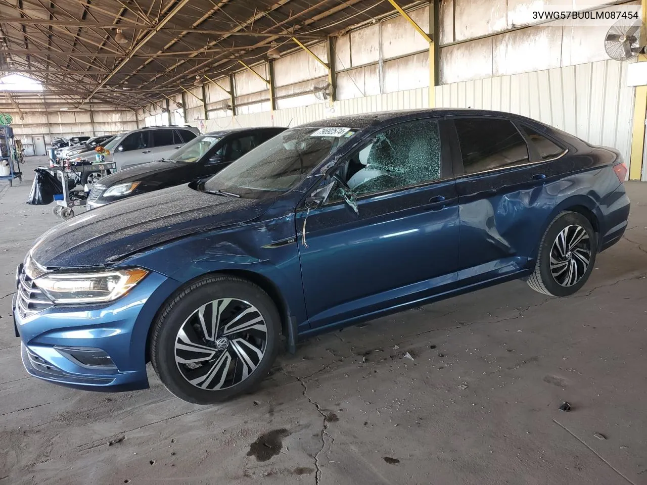 2020 Volkswagen Jetta Sel Premium VIN: 3VWG57BU0LM087454 Lot: 79692574