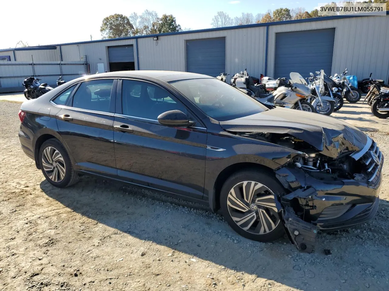 2020 Volkswagen Jetta Sel VIN: 3VWEB7BU1LM055791 Lot: 79822684