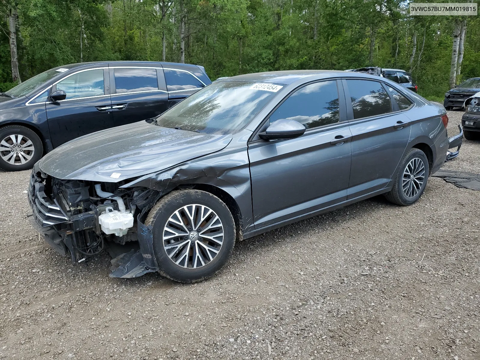 2021 Volkswagen Jetta S VIN: 3VWC57BU7MM019815 Lot: 62312454