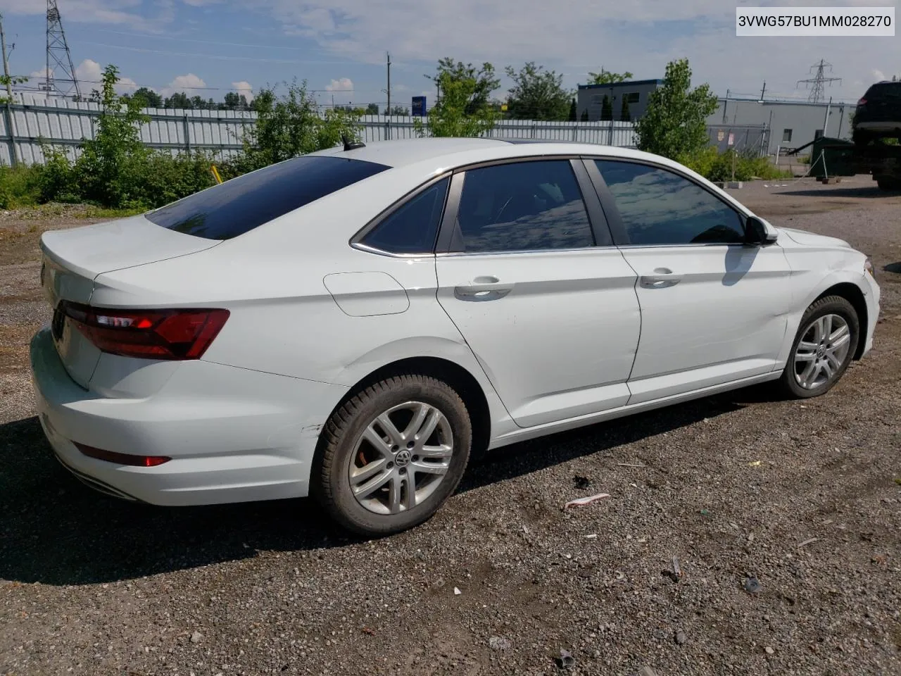 3VWG57BU1MM028270 2021 Volkswagen Jetta Sel Premium