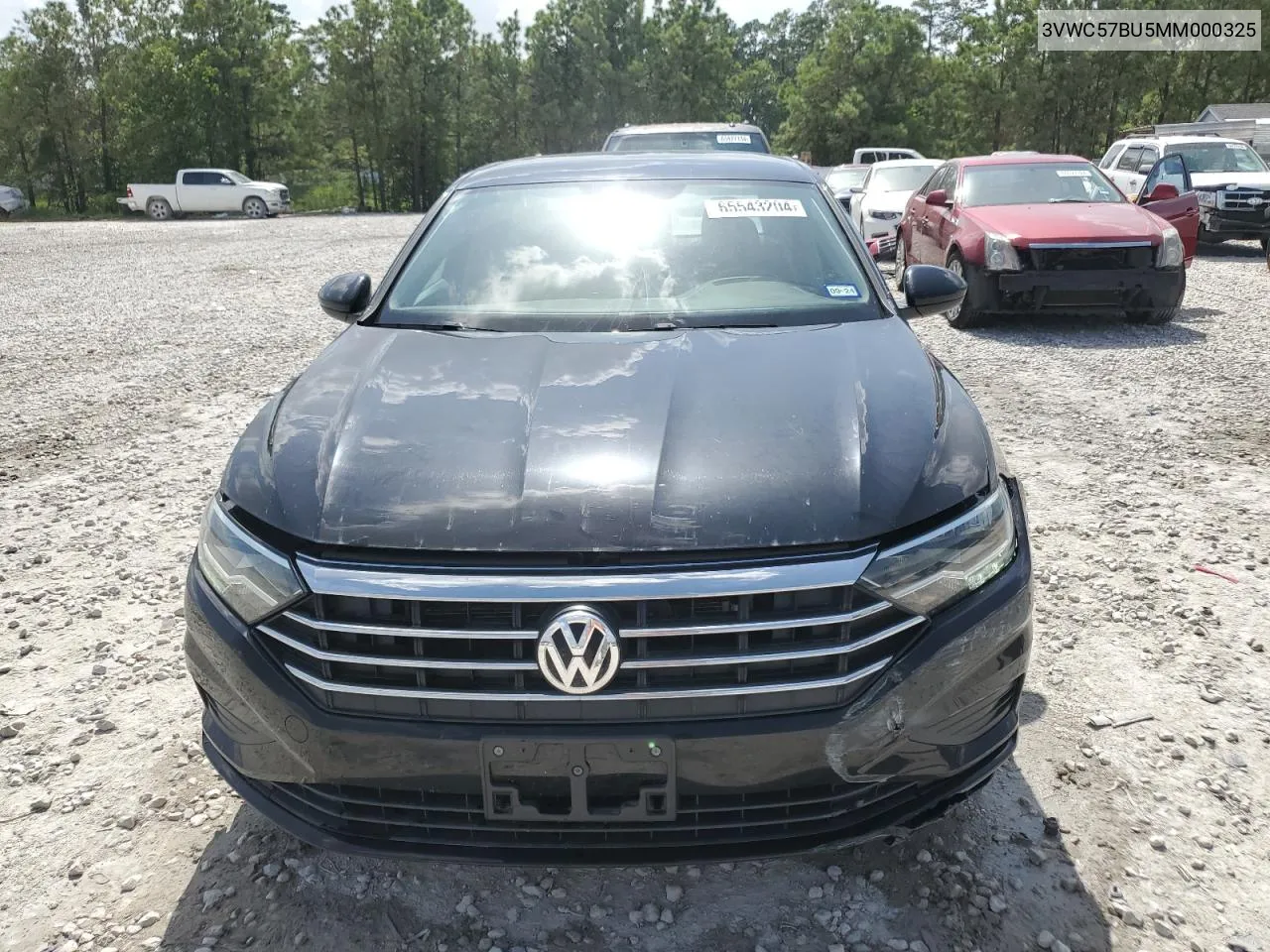 3VWC57BU5MM000325 2021 Volkswagen Jetta S