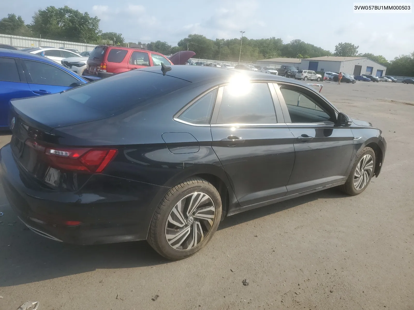 3VWG57BU1MM000503 2021 Volkswagen Jetta Sel Premium