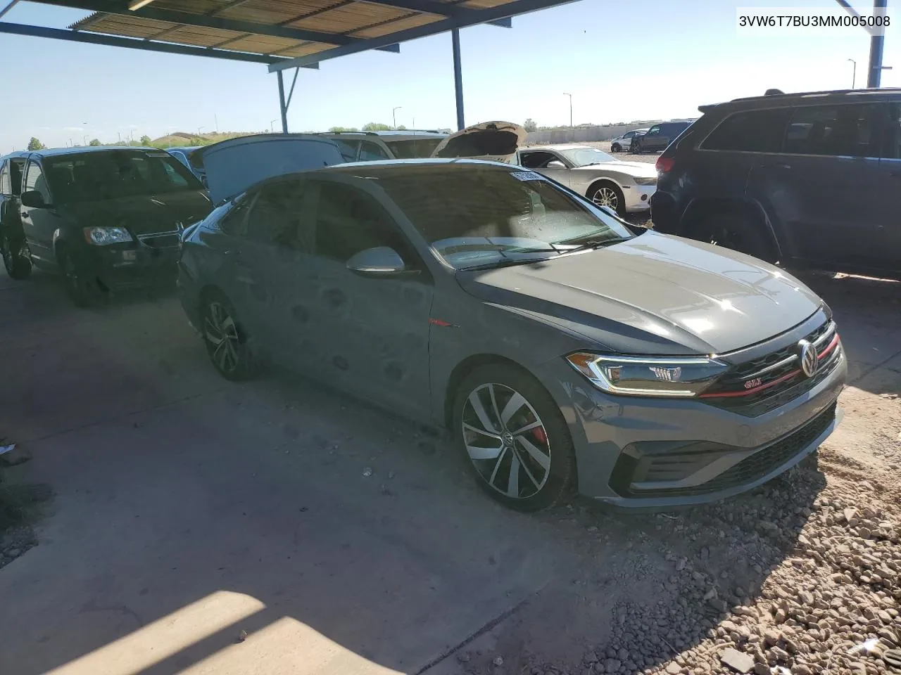 2021 Volkswagen Jetta Gli VIN: 3VW6T7BU3MM005008 Lot: 67520504