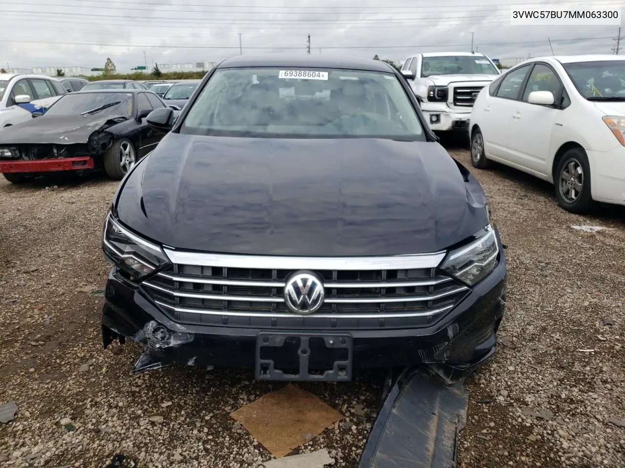 2021 Volkswagen Jetta S VIN: 3VWC57BU7MM063300 Lot: 69388604