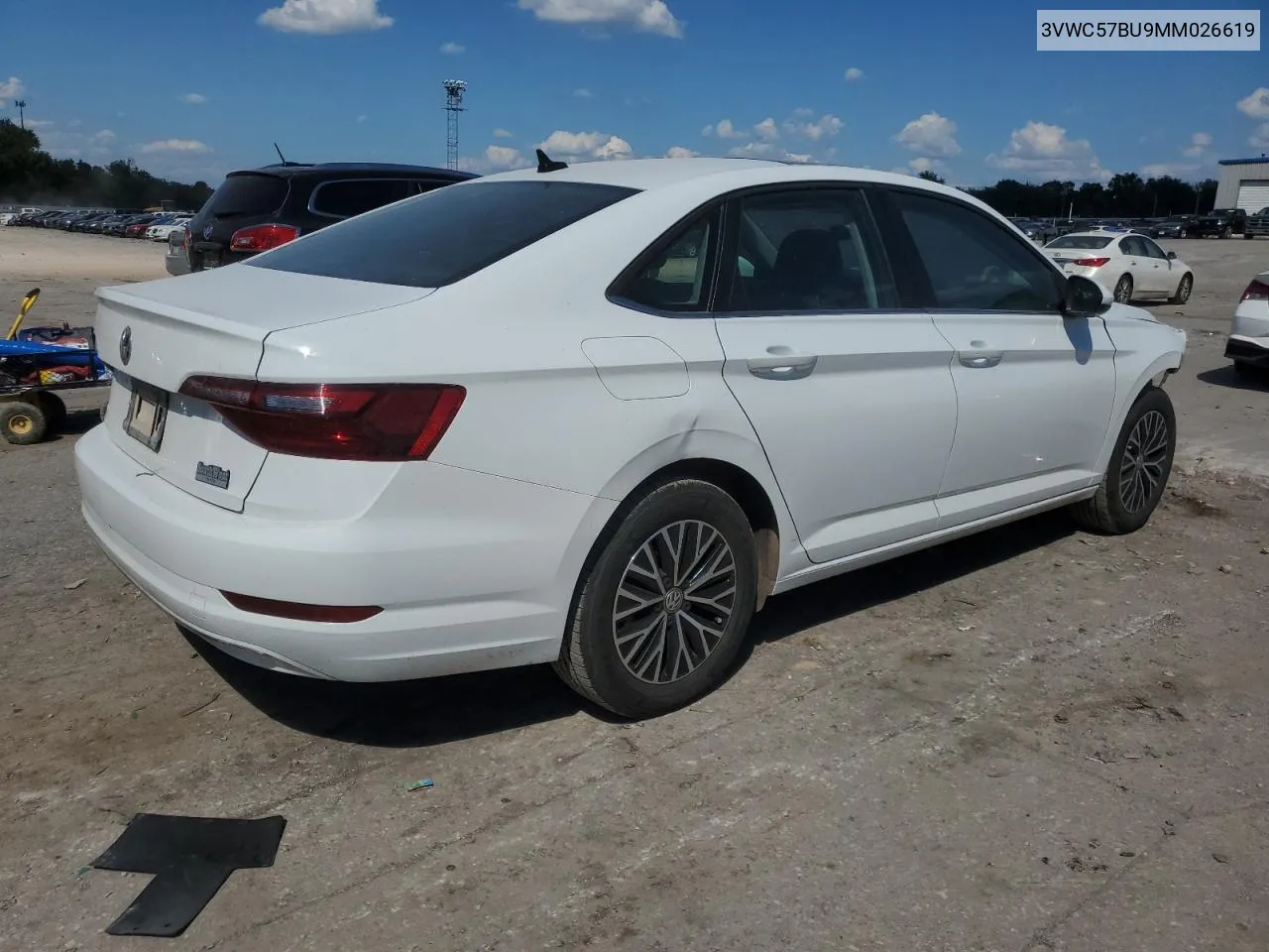 2021 Volkswagen Jetta S VIN: 3VWC57BU9MM026619 Lot: 70163494