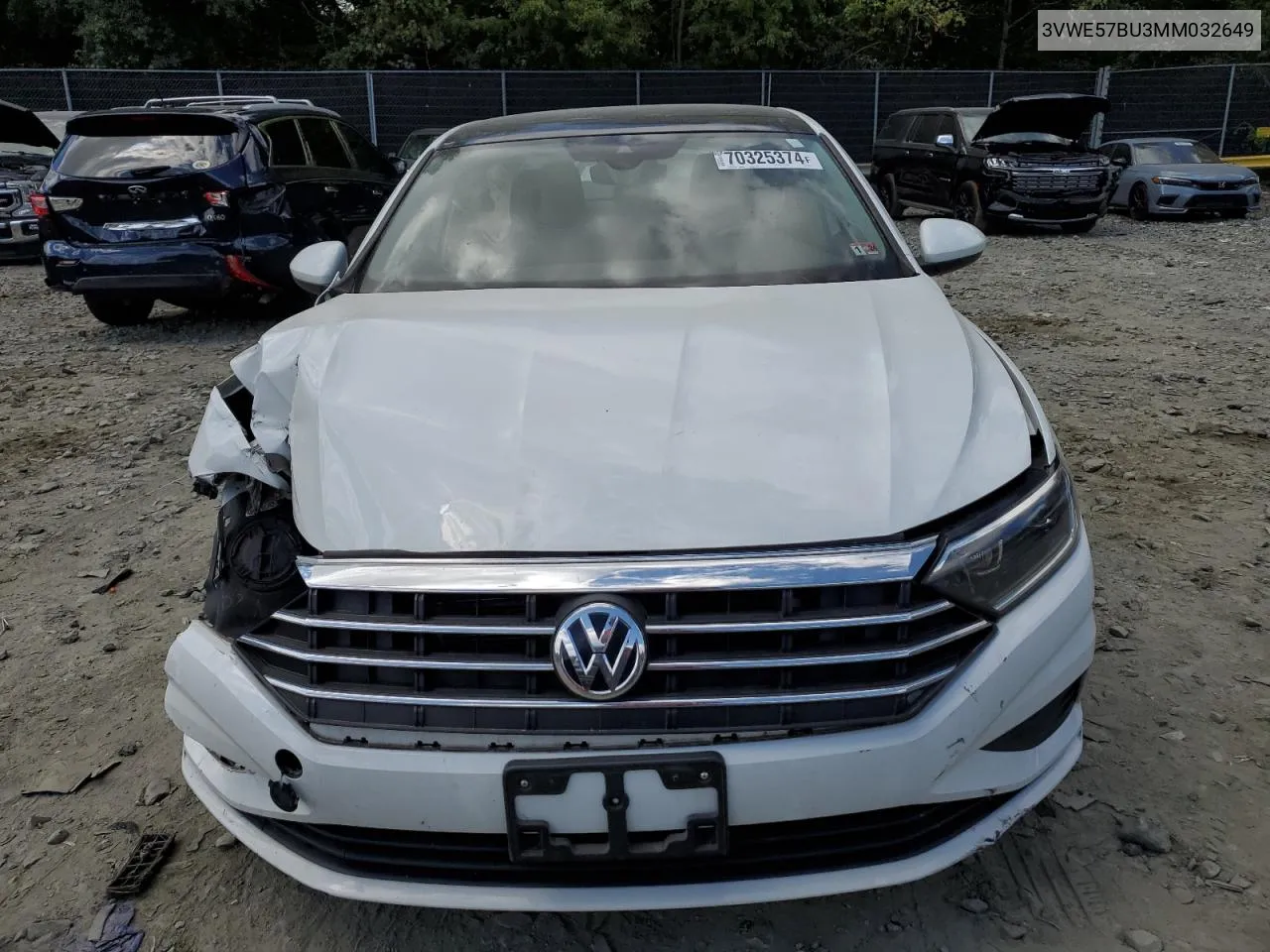 2021 Volkswagen Jetta Sel VIN: 3VWE57BU3MM032649 Lot: 70325374