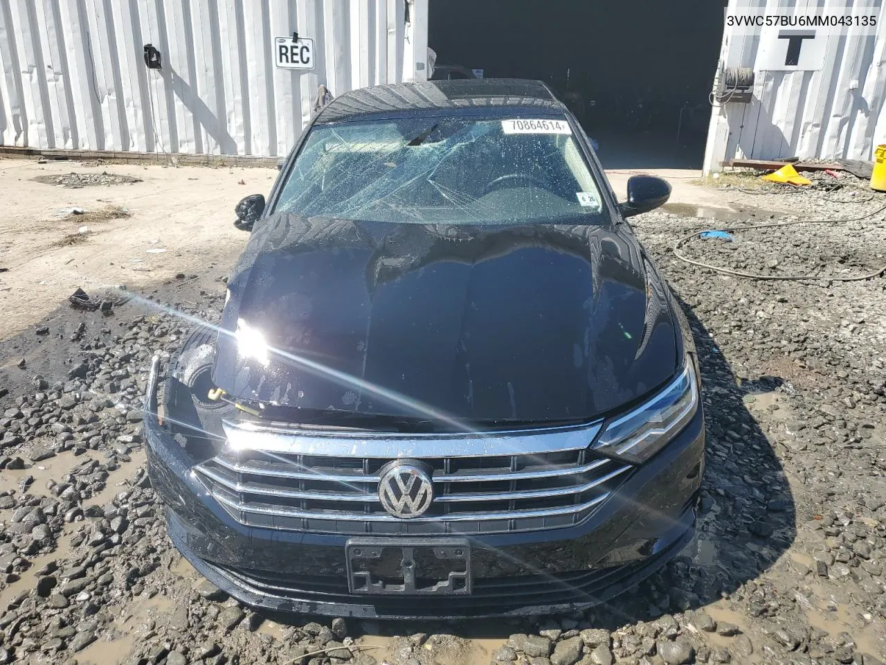 2021 Volkswagen Jetta S VIN: 3VWC57BU6MM043135 Lot: 70864614