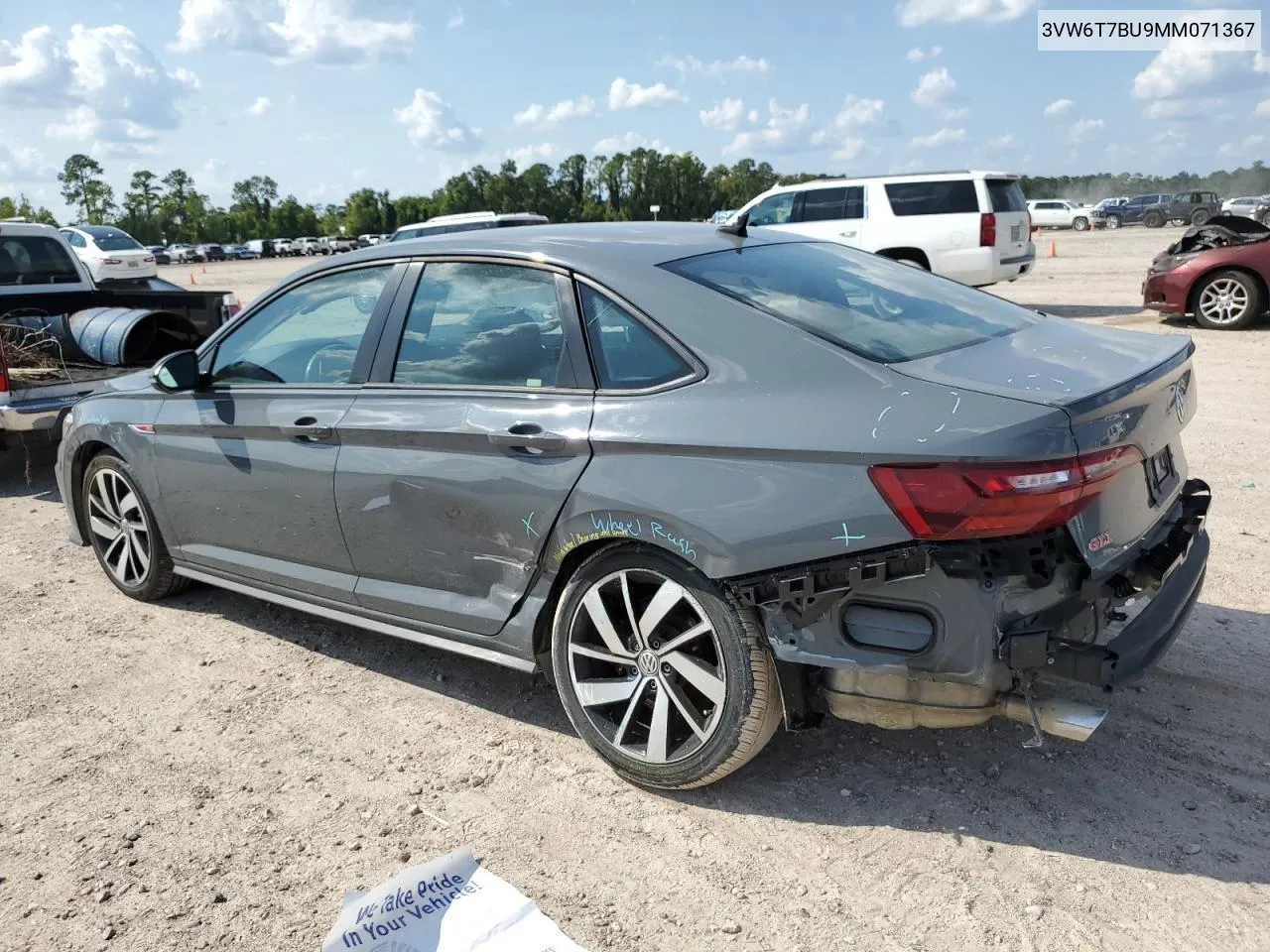 3VW6T7BU9MM071367 2021 Volkswagen Jetta Gli