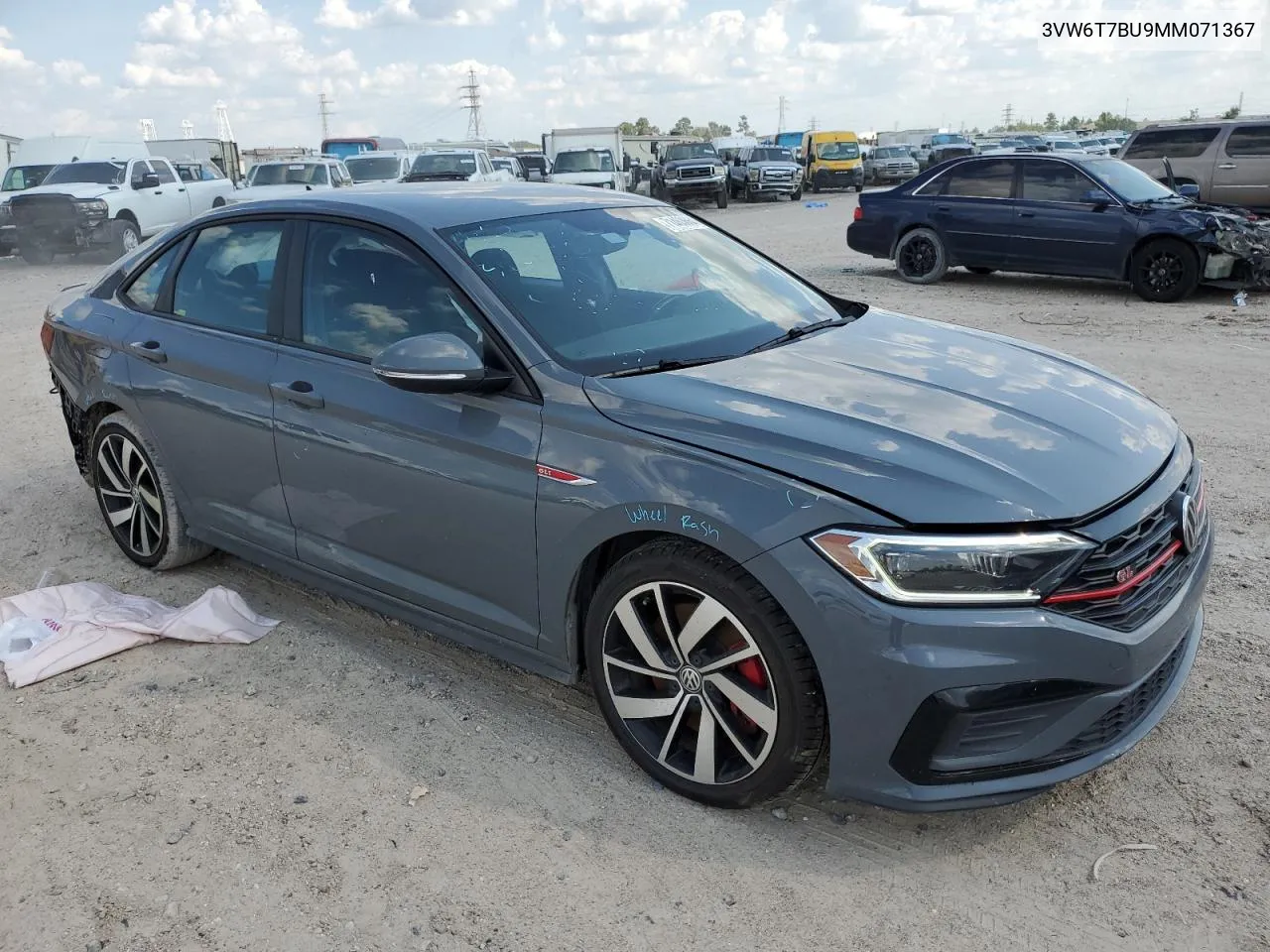 2021 Volkswagen Jetta Gli VIN: 3VW6T7BU9MM071367 Lot: 71463664