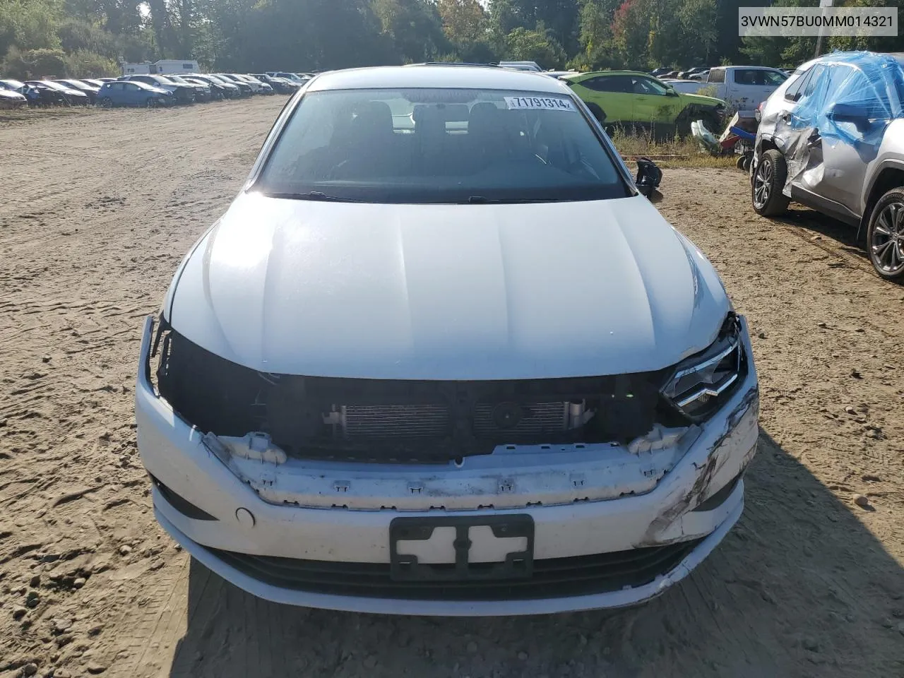 2021 Volkswagen Jetta S VIN: 3VWN57BU0MM014321 Lot: 71791314