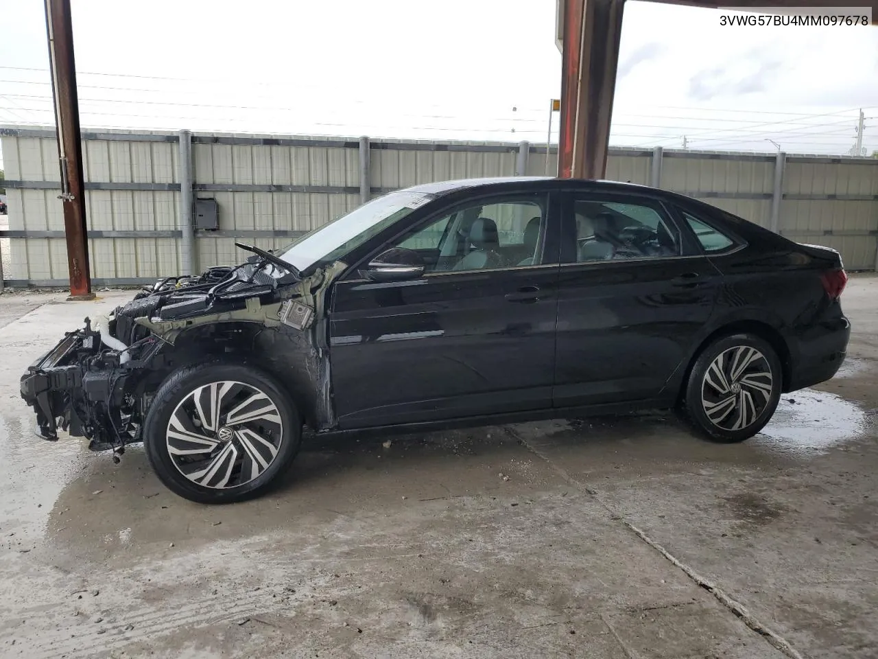 3VWG57BU4MM097678 2021 Volkswagen Jetta Sel Premium