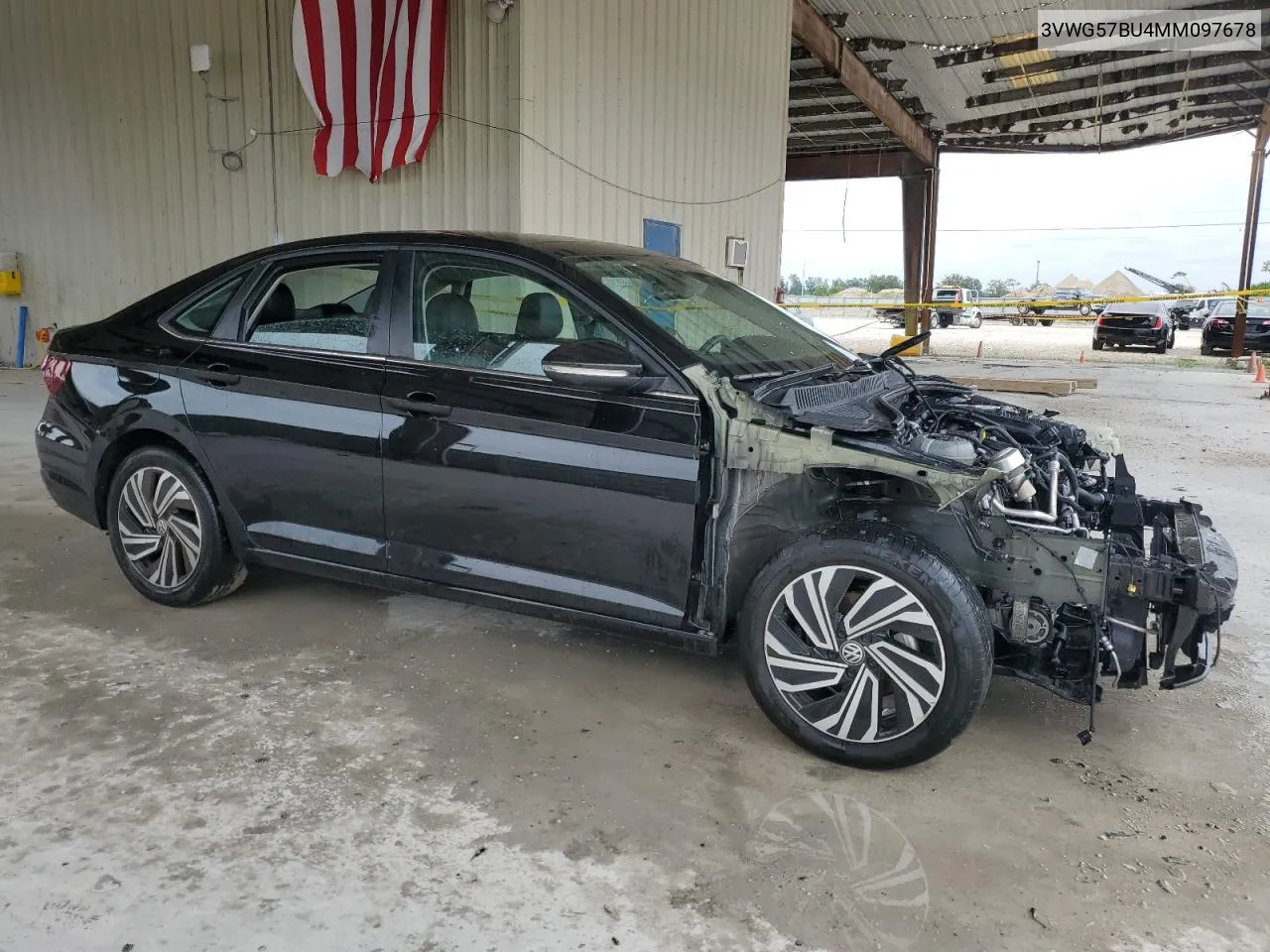 2021 Volkswagen Jetta Sel Premium VIN: 3VWG57BU4MM097678 Lot: 72232744