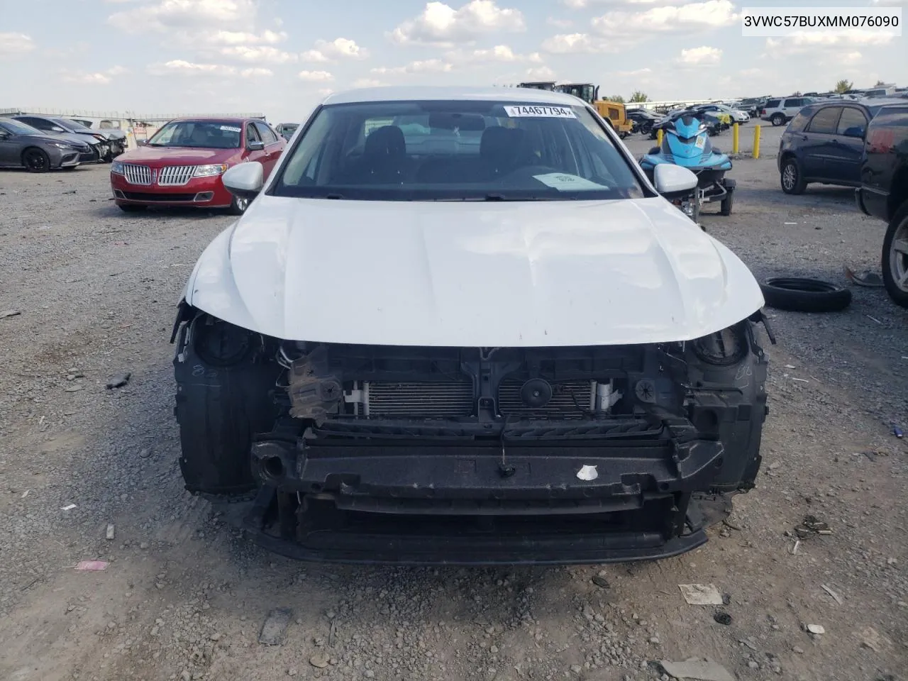 2021 Volkswagen Jetta S VIN: 3VWC57BUXMM076090 Lot: 74467794