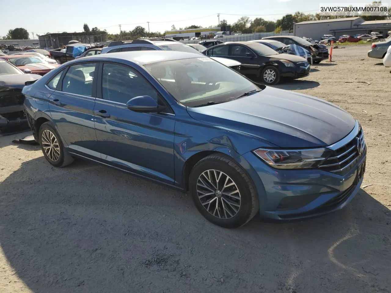 2021 Volkswagen Jetta S VIN: 3VWC57BUXMM007108 Lot: 74729634