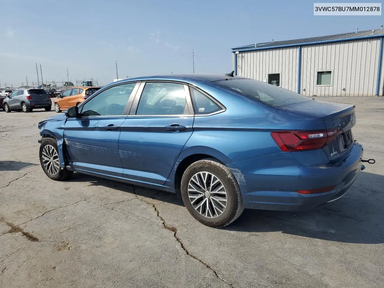 2021 Volkswagen Jetta S VIN: 3VWC57BU7MM012878 Lot: 75320454