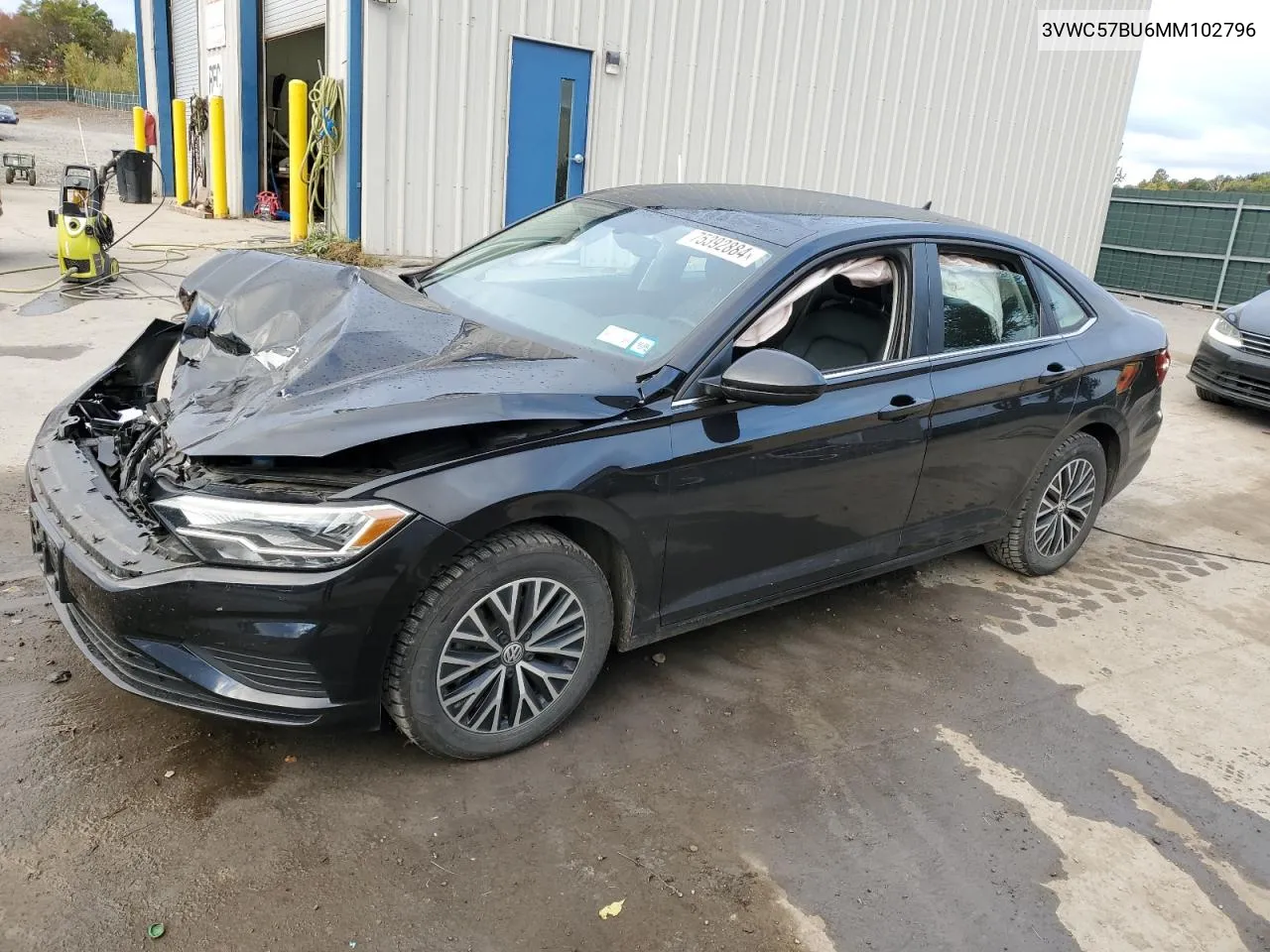 2021 Volkswagen Jetta S VIN: 3VWC57BU6MM102796 Lot: 75392884