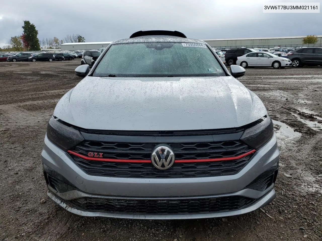 2021 Volkswagen Jetta Gli VIN: 3VW6T7BU3MM021161 Lot: 75956884