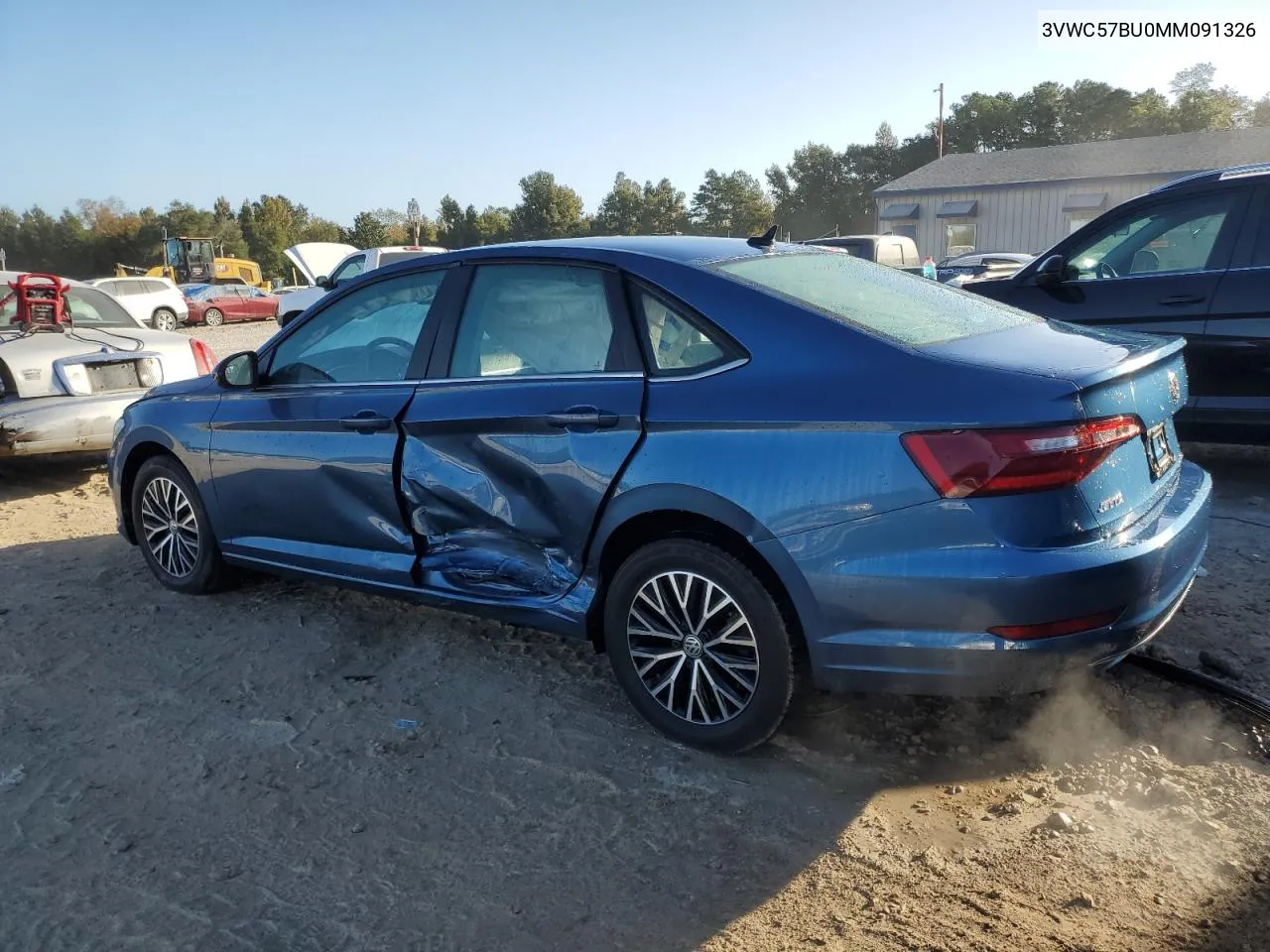 2021 Volkswagen Jetta S VIN: 3VWC57BU0MM091326 Lot: 76795734