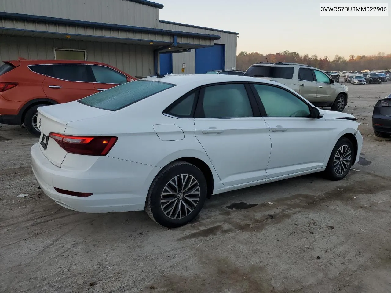 2021 Volkswagen Jetta S VIN: 3VWC57BU3MM022906 Lot: 76932924