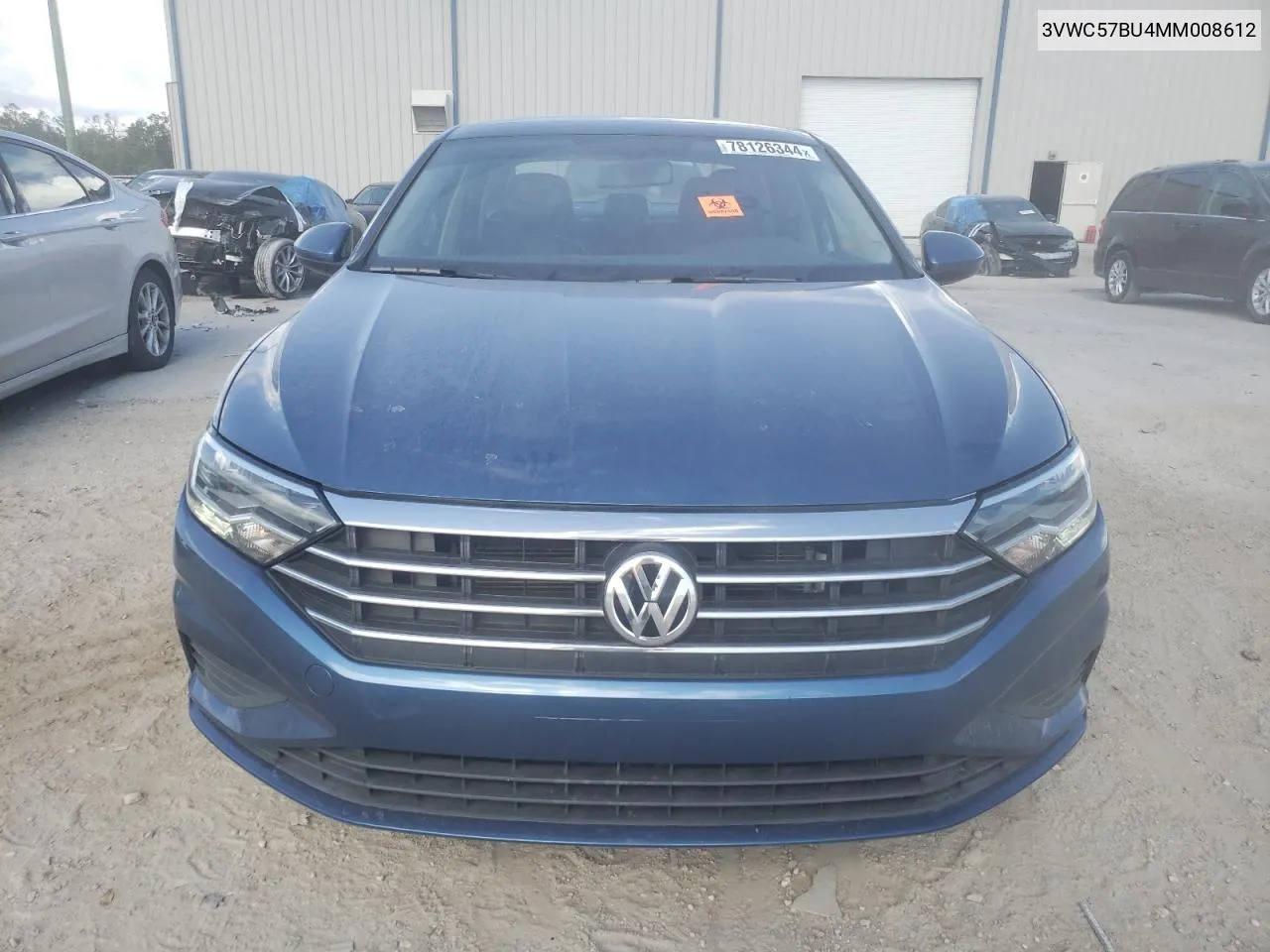 2021 Volkswagen Jetta S VIN: 3VWC57BU4MM008612 Lot: 78126344