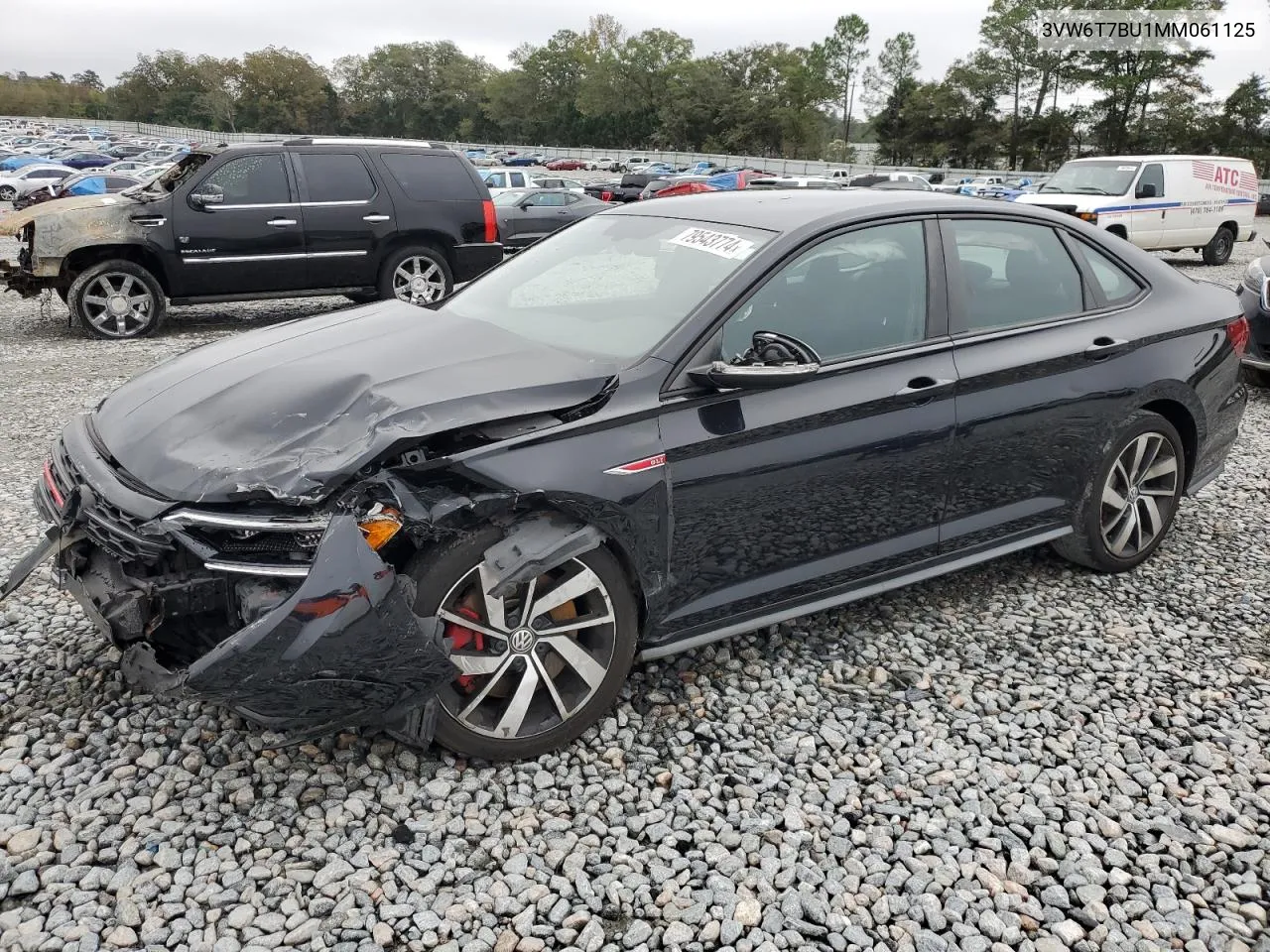 2021 Volkswagen Jetta Gli VIN: 3VW6T7BU1MM061125 Lot: 79543774