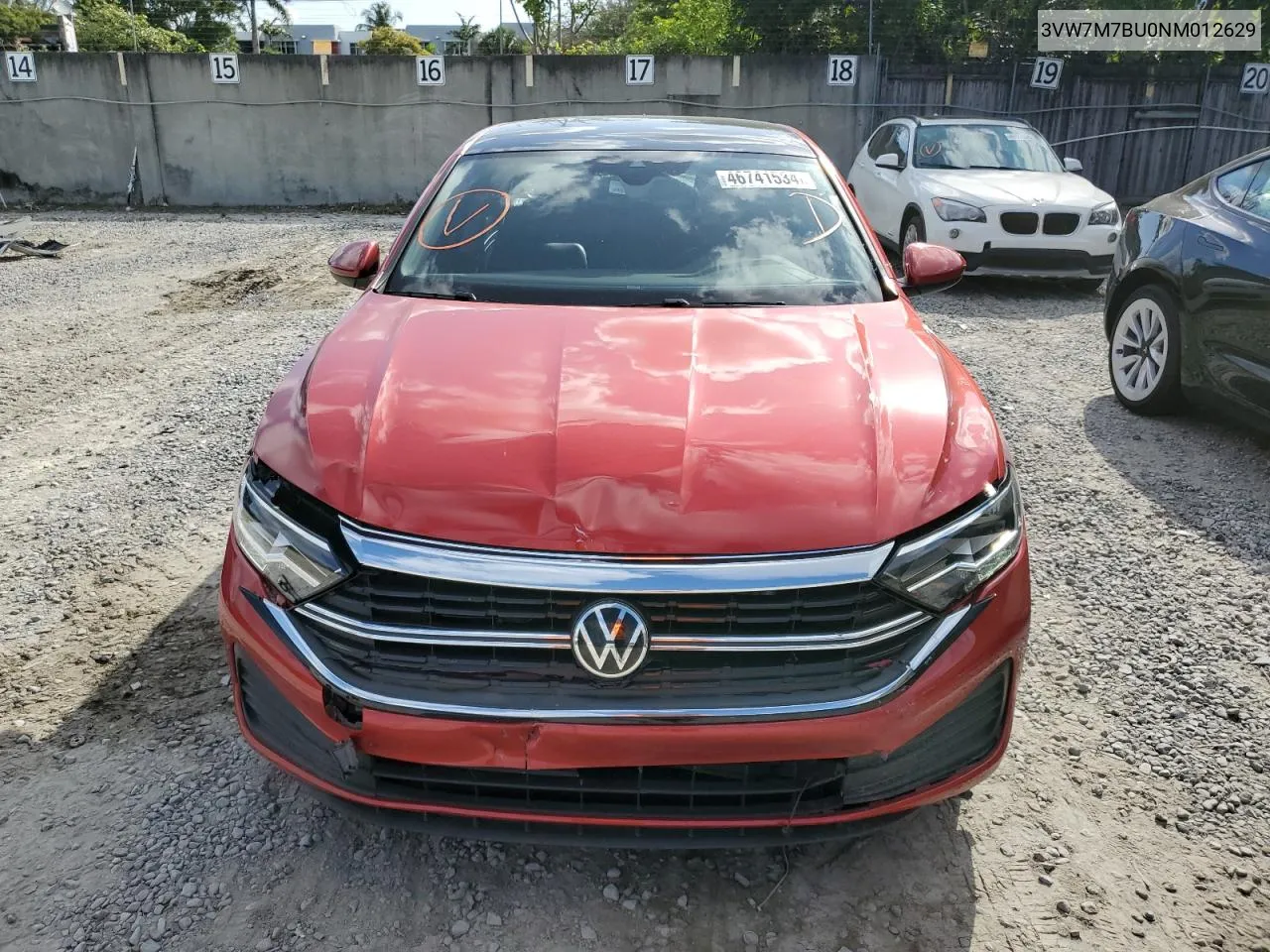 3VW7M7BU0NM012629 2022 Volkswagen Jetta Se