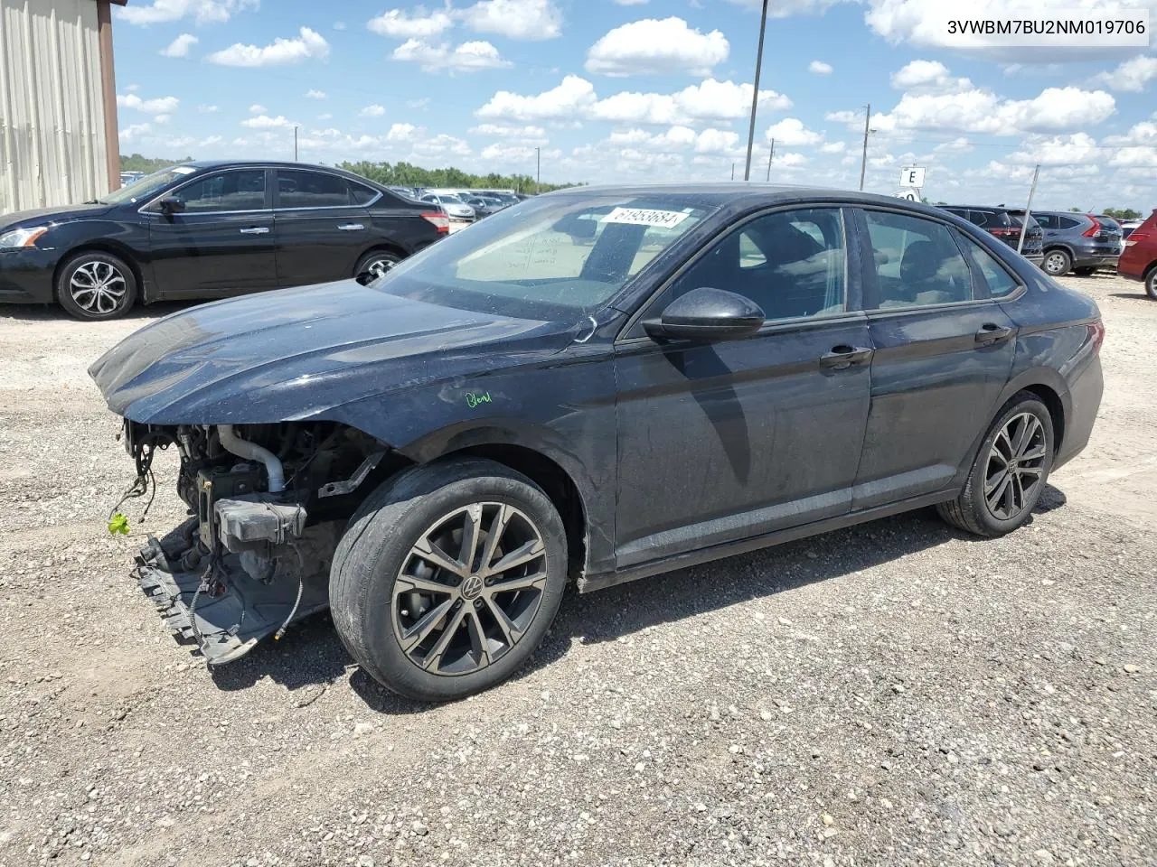 2022 Volkswagen Jetta Sport VIN: 3VWBM7BU2NM019706 Lot: 61953684