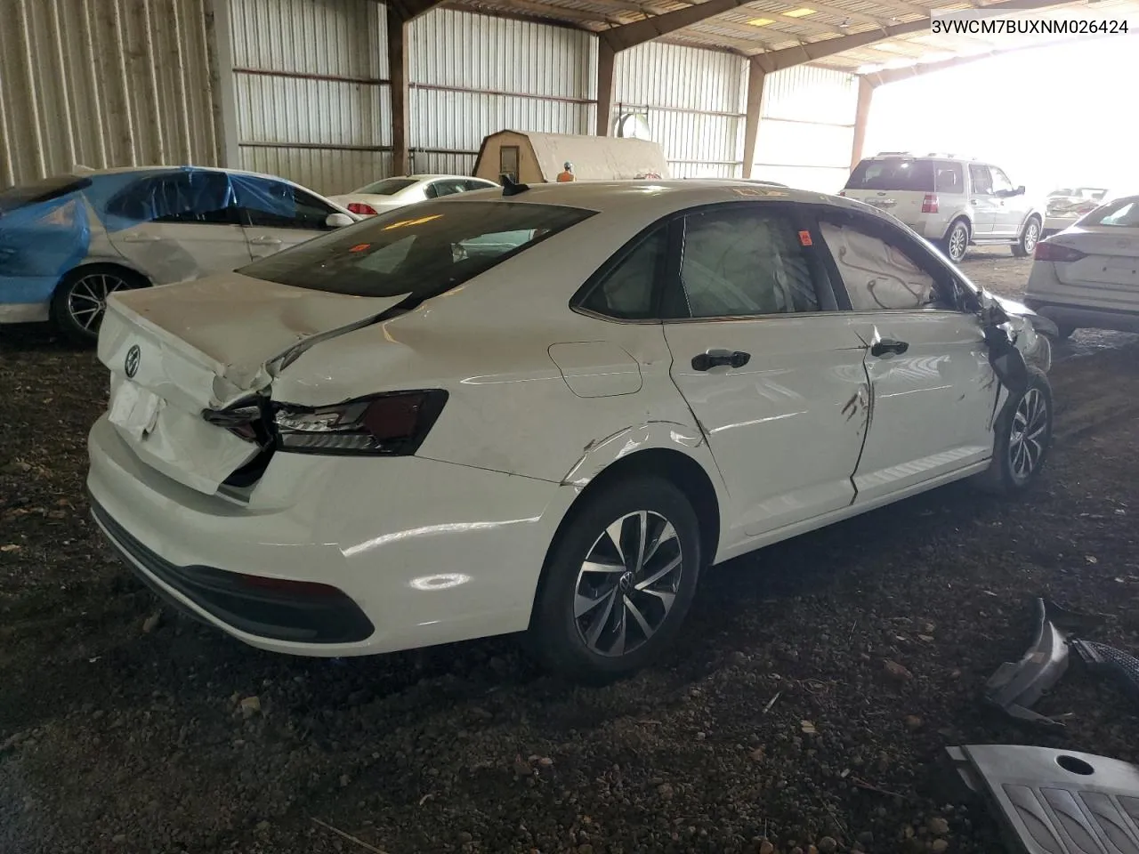 2022 Volkswagen Jetta S VIN: 3VWCM7BUXNM026424 Lot: 64067234