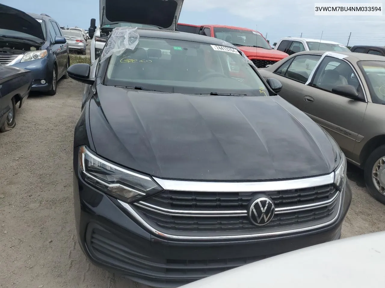 2022 Volkswagen Jetta S VIN: 3VWCM7BU4NM033594 Lot: 74413764