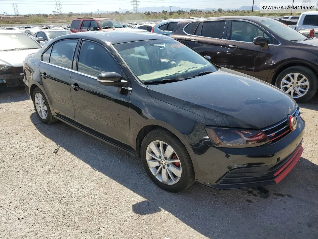 2022 Volkswagen Jetta Se VIN: 3VWD67AJ7GM419662 Lot: 74760264