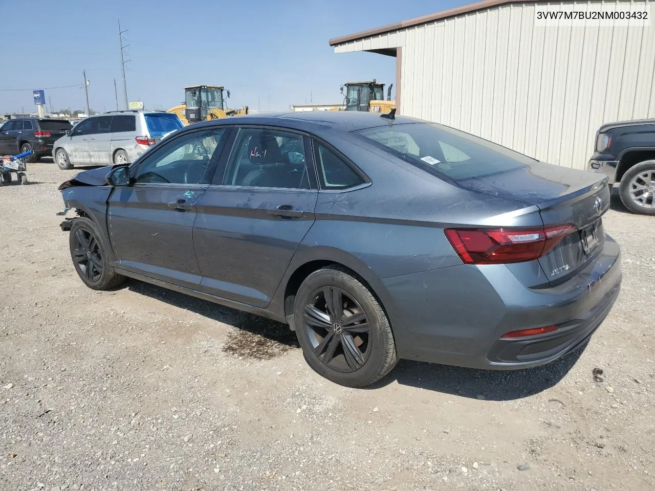 2022 Volkswagen Jetta Se VIN: 3VW7M7BU2NM003432 Lot: 75947544