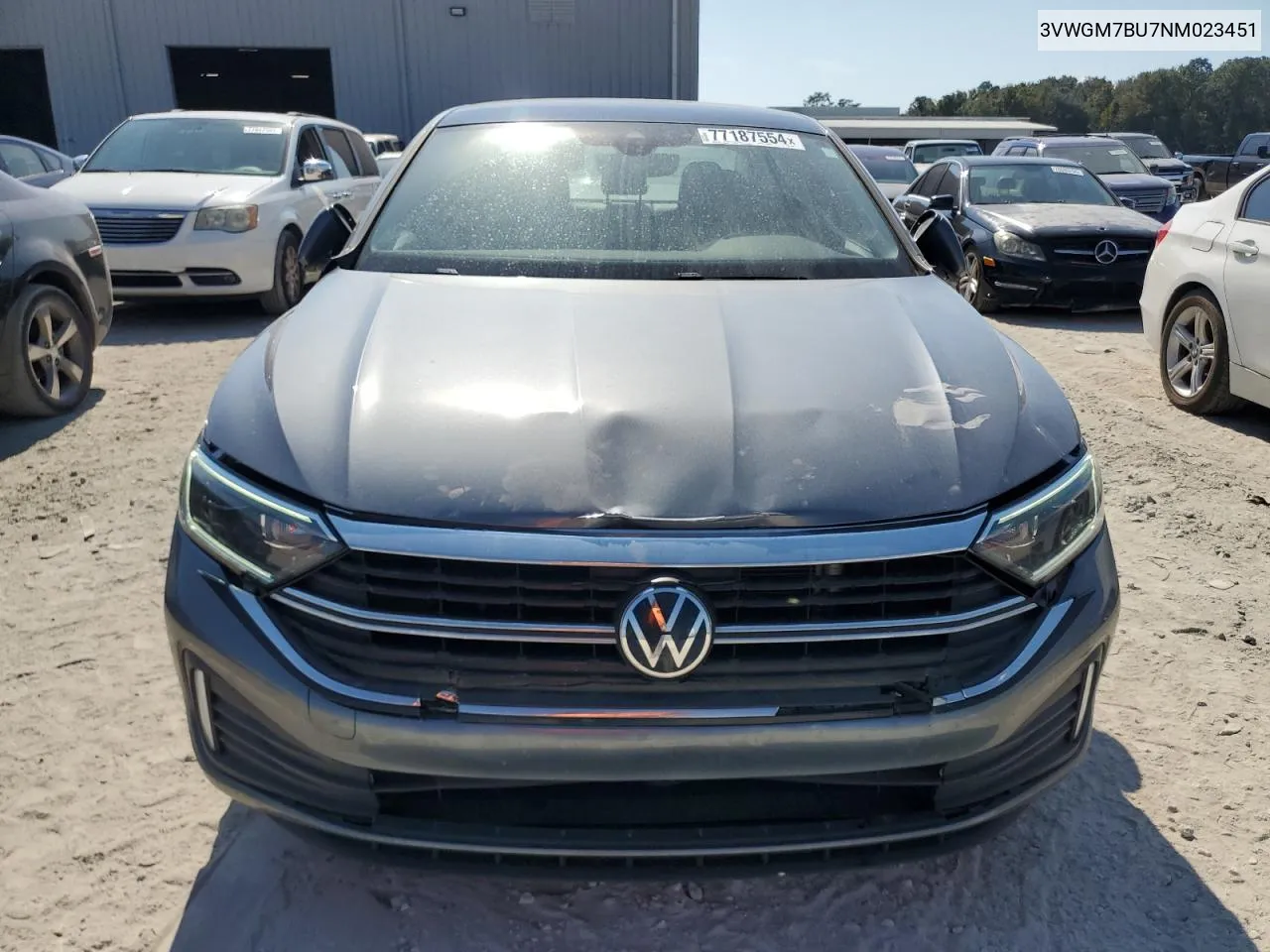 2022 Volkswagen Jetta Sel VIN: 3VWGM7BU7NM023451 Lot: 77187554