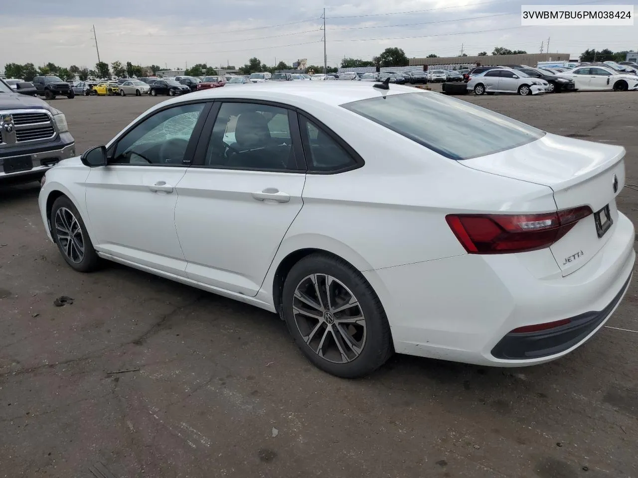 2023 Volkswagen Jetta Sport VIN: 3VWBM7BU6PM038424 Lot: 61052094