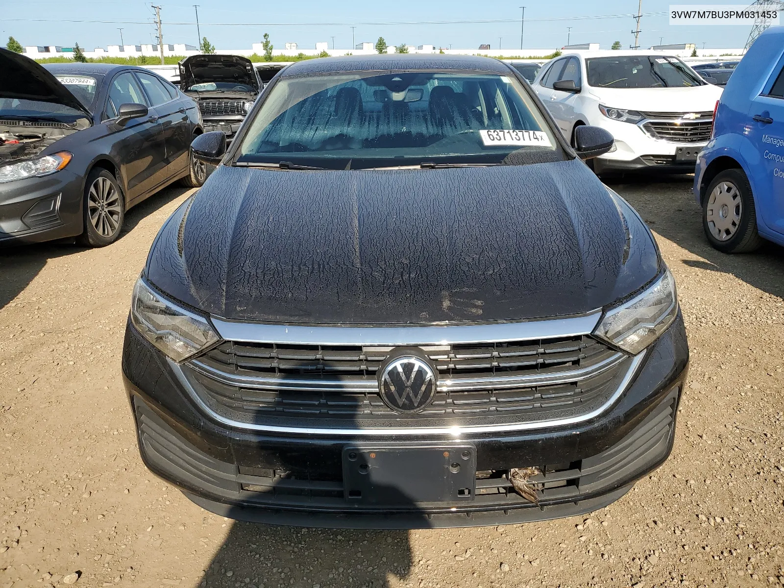 2023 Volkswagen Jetta Se VIN: 3VW7M7BU3PM031453 Lot: 63713774