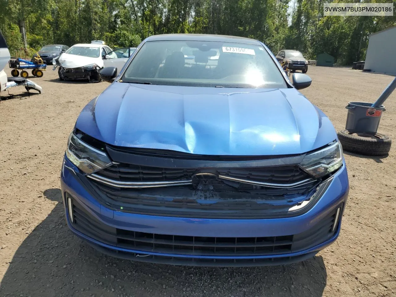 2023 Volkswagen Jetta Comfortline VIN: 3VWSM7BU3PM020186 Lot: 67315964