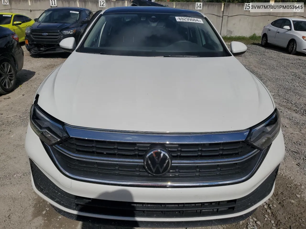 2023 Volkswagen Jetta Se VIN: 3VW7M7BU1PM053645 Lot: 69299064