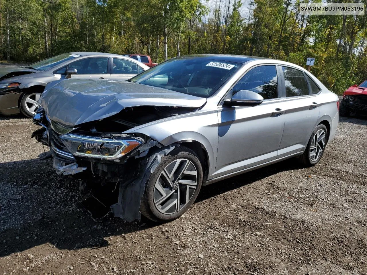 2023 Volkswagen Jetta Sel VIN: 3VWGM7BU9PM053196 Lot: 72585524