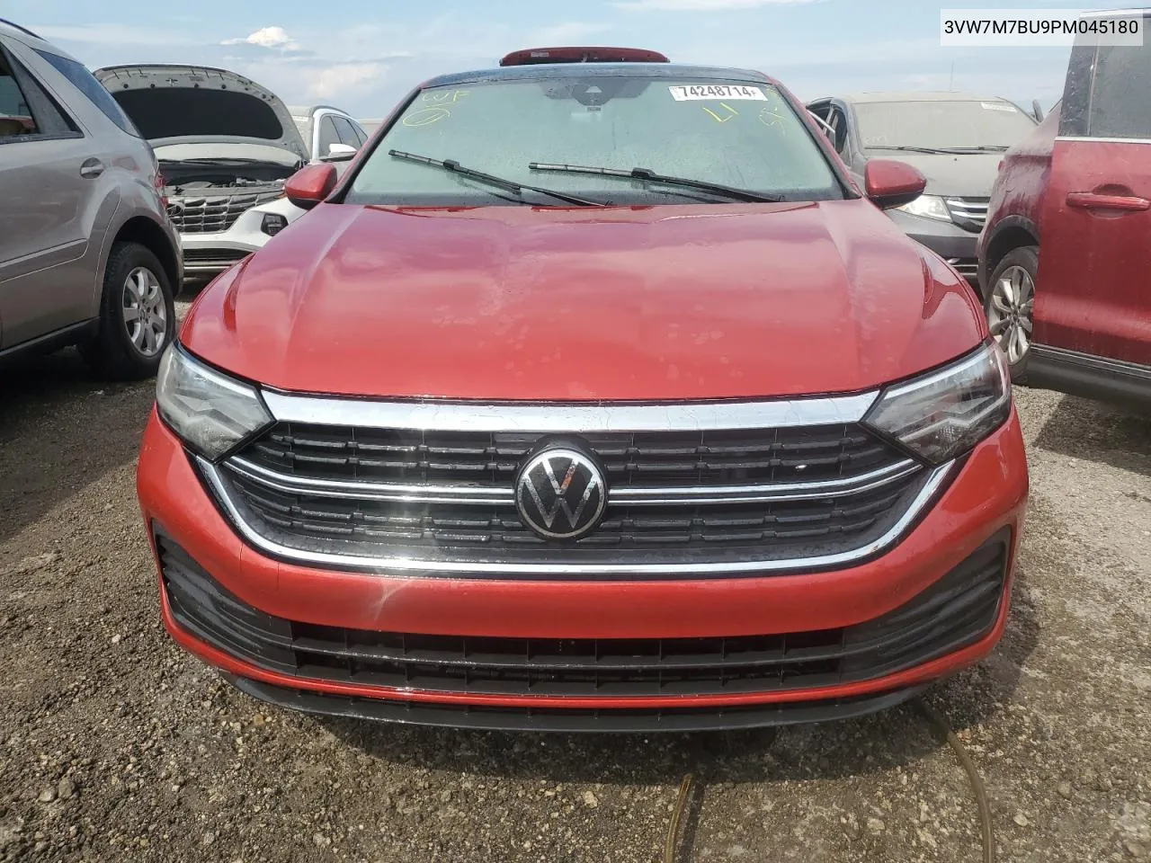 2023 Volkswagen Jetta Se VIN: 3VW7M7BU9PM045180 Lot: 74248714