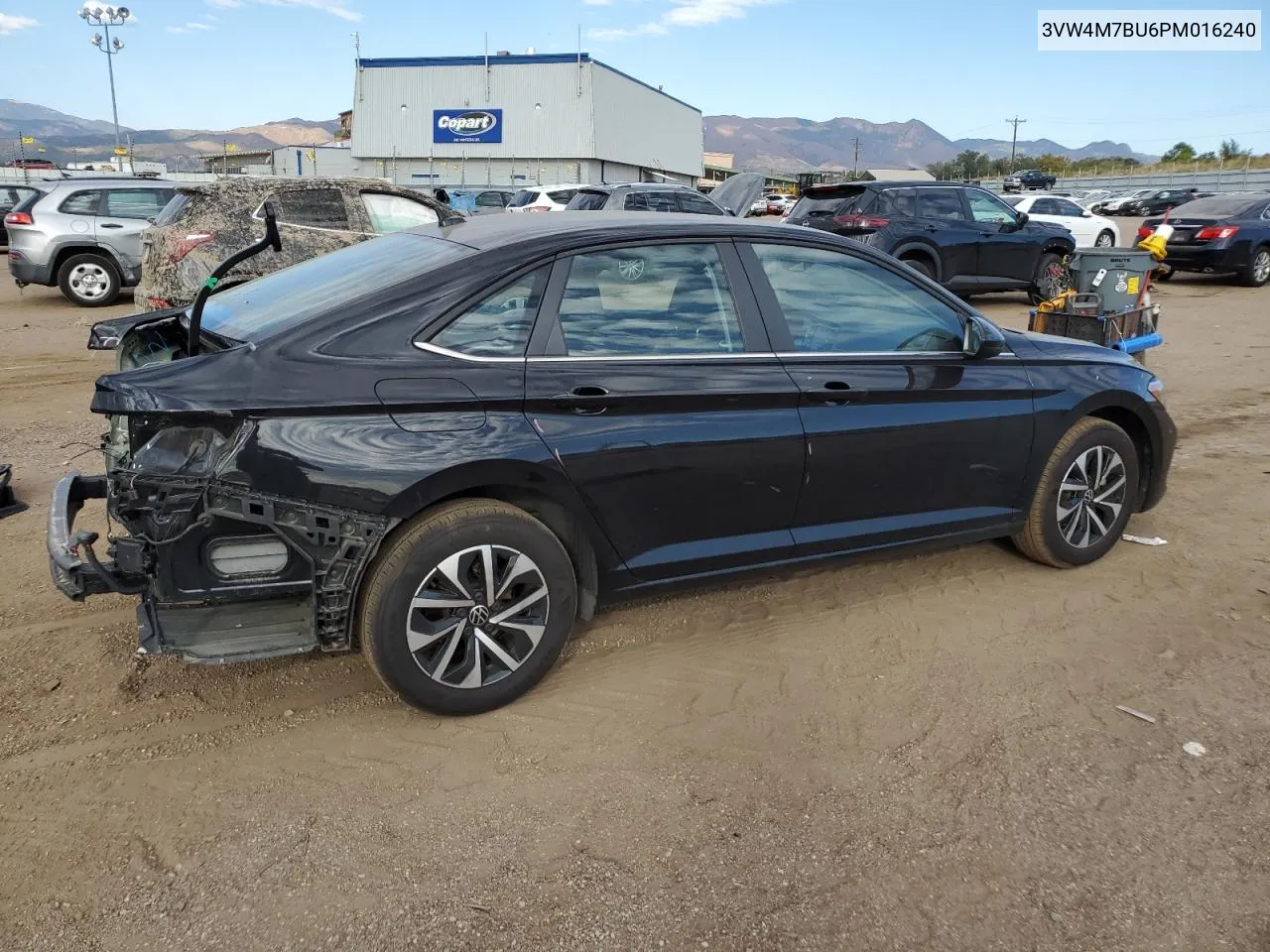 2023 Volkswagen Jetta S VIN: 3VW4M7BU6PM016240 Lot: 74825744