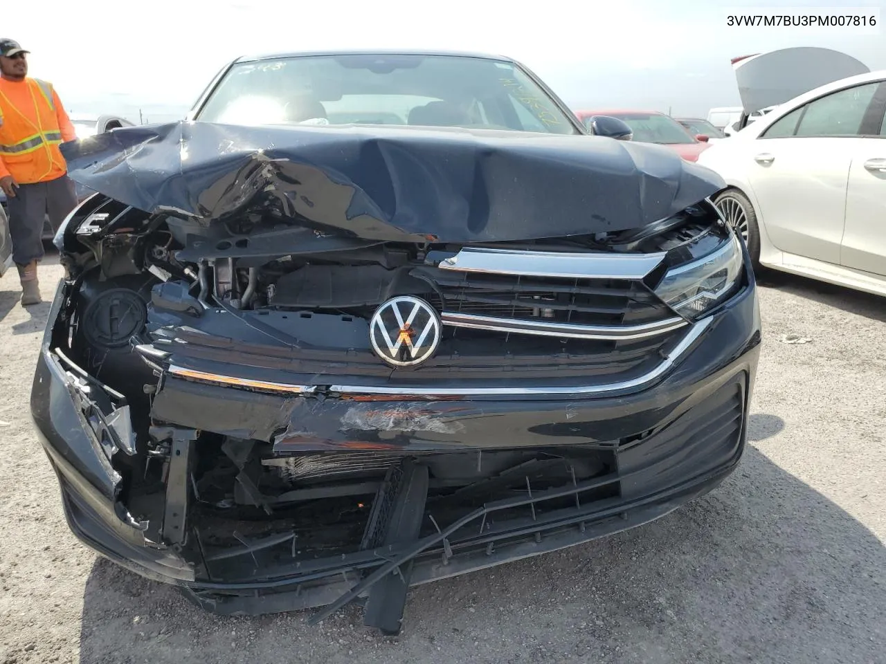 2023 Volkswagen Jetta Se VIN: 3VW7M7BU3PM007816 Lot: 75391214