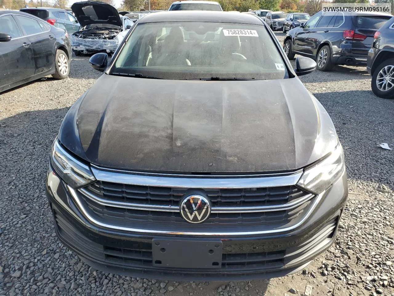 2024 Volkswagen Jetta S VIN: 3VW5M7BU9RM095166 Lot: 75828314