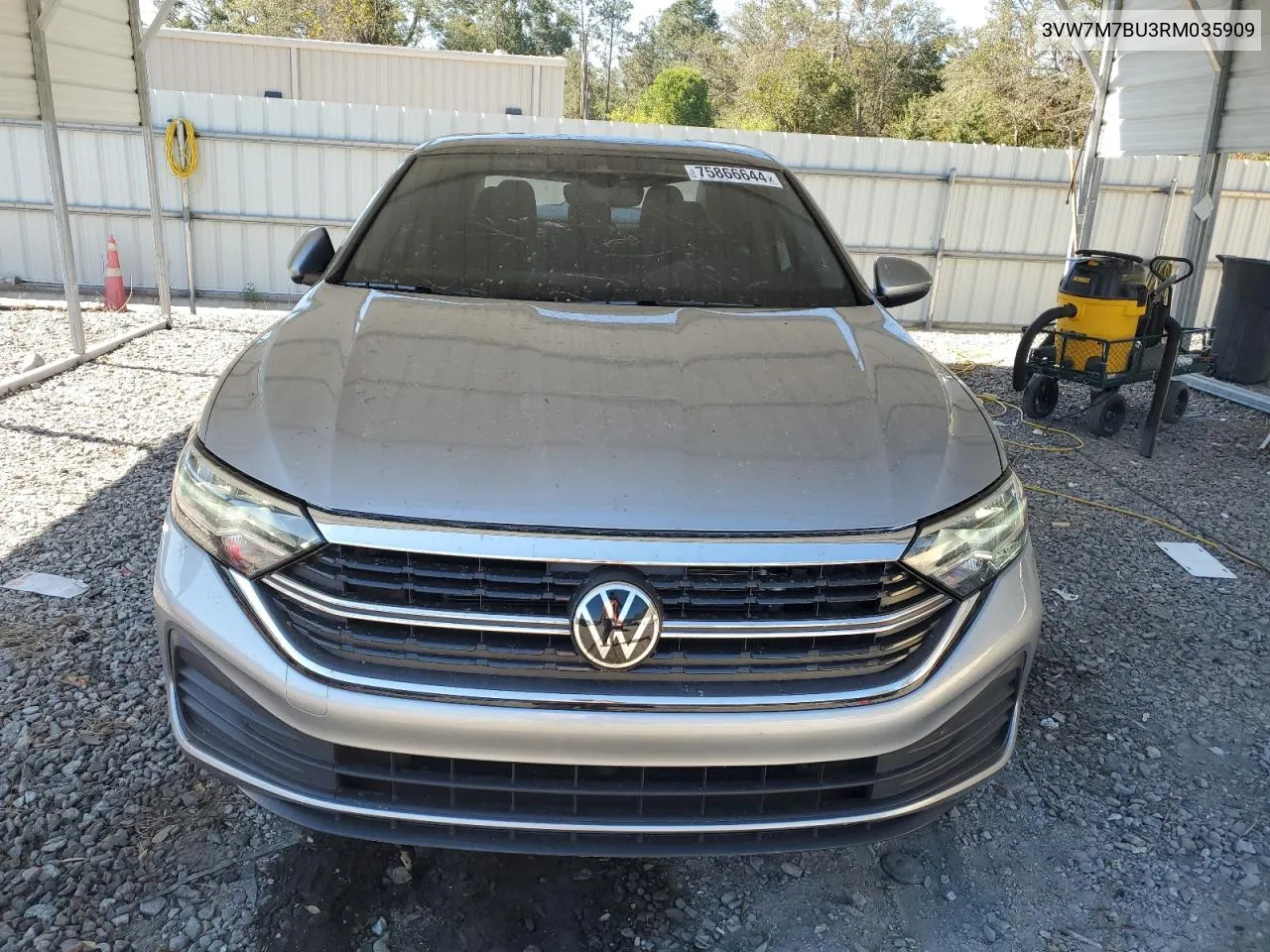 2024 Volkswagen Jetta Se VIN: 3VW7M7BU3RM035909 Lot: 75866644