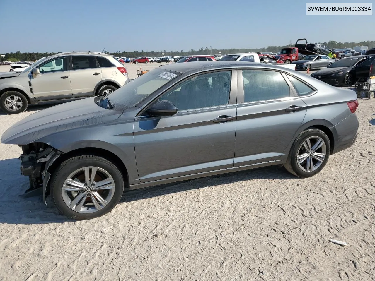 2024 Volkswagen Jetta Se VIN: 3VWEM7BU6RM003334 Lot: 76037464